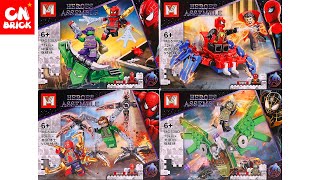 Unoffical LEGO MARVEL SPIDERMAN SETS MG538 UNOFFICAL LEGO SPEED BUILD [upl. by Wootan]