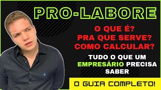 ProLabore o guia completo Tudo o que um empresário precisa saber [upl. by Ardnassac]