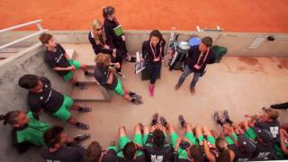 Roland Garros 2017 Reportage ramasseur de balle par Roland Garros [upl. by Gnurt]