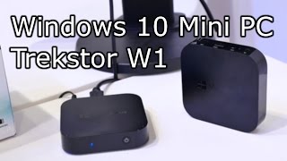 Trekstor W1  Full Windows 10 Mini PC  Handson amp Interview [upl. by Sher]