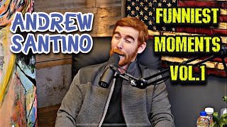 Andrew Santino  Funniest Podcast Moments Vol1 Fighter And The Kid This Past Weekend [upl. by Jania510]