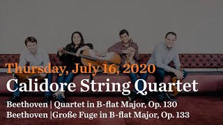 Calidore String Quartet  Beethoven Quartet Op 130133  Caramoor [upl. by Einna]