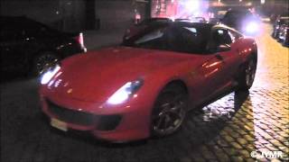 Ferrari 599 GTO and Challenge Stradale LOUD sound  1080p HD [upl. by Radloff]