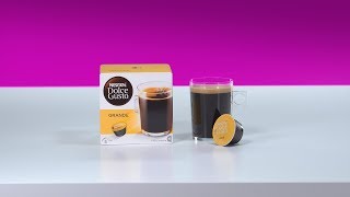 Prepare a Grande with your NESCAFÉ® Dolce Gusto® Genio 2 coffee machine by Krups® [upl. by Ahsimit]