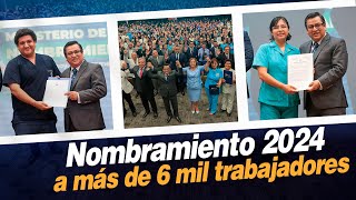 Acto de nombramiento trabajadores CAS 2024 [upl. by Eiddal986]