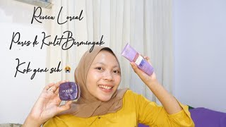 REVIEW LOREAL PARIS HYALURONIC ACID CLEANSER amp HYALURONIC ACID DAY CREAM DI KULIT YANG BERMINYAK [upl. by Liek]