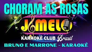 CHORAM AS ROSAS  BRUNO E MARRONE  KARAOKE ARROCHA [upl. by Alodie173]