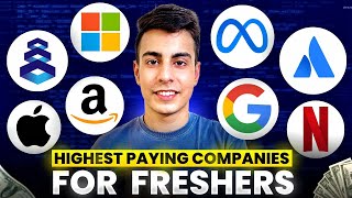 Top 7 Highest Paying Companies for Freshers  Earn 80 Lakh CTC [upl. by Jill]