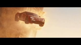 Fast and Furious 7 Car Lykan HypersportJump Abu Dhabi [upl. by Neeruan]