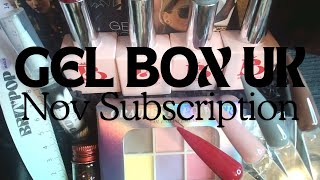 Gel Box UK Subscription Box November  Is It Any GOOD [upl. by Sig737]