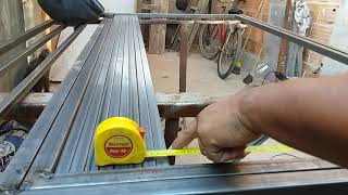 Como fazer grade de ferro metalon passo a passo how to make iron  metal grid [upl. by Siuoleoj]