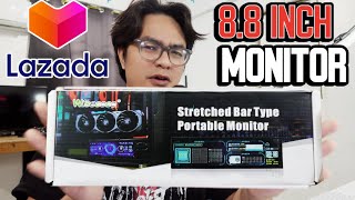 SHOULD YOU BUY THIS MONITOR  88 INCH PORTABLE MONITOR UNBOXING AND REVIEW LAZADA [upl. by Rosemonde]