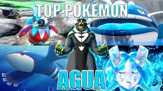 ✨ TOP DEFINITIVO MEJORES POKÉMON TIPO AGUA 💧 EN COMPETITIVO single vgc top cicamon pokemon [upl. by Hanway]