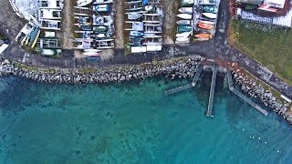 Switzerland  Versoix in Winter  Drone 4k [upl. by Kreager27]