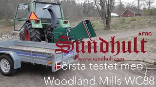 Första testet med Woodland Mills WC88 i Sundhult [upl. by Manus336]