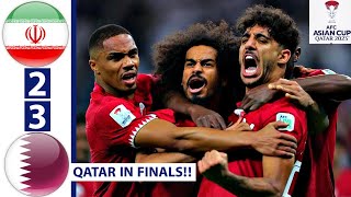 Iran vs Qatar 23 HIGHLIGHTS  AFC Asian Cup SemiFinals 2023 🇮🇷 🇶🇦 [upl. by Potter]