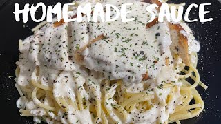 How to make the BEST Home Made Alfredo Sauce  From Scratch [upl. by Larine]