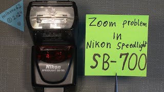 Zoom problem In Nikon Speedlight SB 700 BIG repair success [upl. by Ardy]