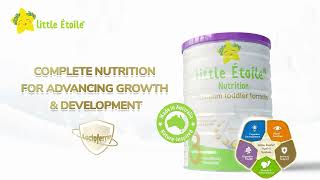 Little Étoile Premium Toddler Formula 40 Essential Nutrients for Child Development [upl. by Otreblig]