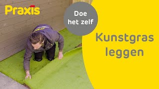 Kunstgras leggen  Zo leg je zelf kunstgras  Praxis [upl. by Mccurdy]