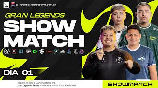 ESTREIA SHOWMATCH GRAN LEGENDS  DIA 01  FREE FIRE AO VIVO [upl. by Nessim]