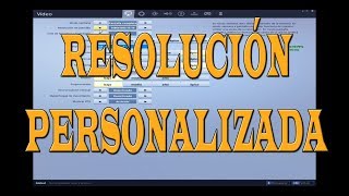 Como poner RESOLUCIÓN PERSONALIZADA en FORTNITE [upl. by Malas521]