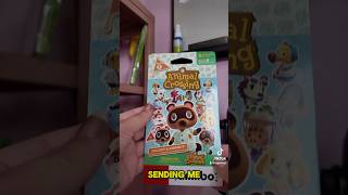 Opening a pack of Animal crossing ammibooo cards  ✨🧡 nintendo gaming acnh animalcrossing [upl. by Arrais124]