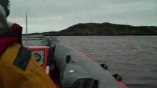 Baltimore RNLI Inshore Lifeboat launch and recovery Baltimore West Cork [upl. by Pepito491]