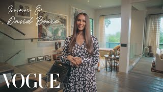 Inside Iman amp David Bowie’s Scenic Home Filled With Wonderful Objects  Vogue [upl. by Lirbaj589]