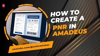 HOW TO CREATE PNR IN AMADEUS  AMADEUS PNR CREATION WORKFLOW  AMADEUS TRAINING  AMADEUS COMMANDS [upl. by Oer]