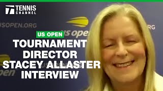 US Open Tournament Director Stacey Allaster On Video Review  TC Live [upl. by Lamphere163]