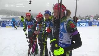 Biathlon  quotOberhof 2019quot  Staffel Damen  Relay Women [upl. by Byrdie]