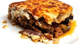 Greek HomeMade Moussaka Recipe [upl. by Zakaria]