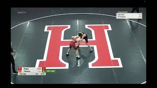 133lbs Sean Pierson Princeton vs Coleman Nogle Harvard [upl. by Dorcea]