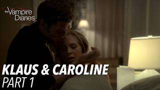 Klaus amp Caroline Pt 1  The Vampire Diaries [upl. by Einafats]