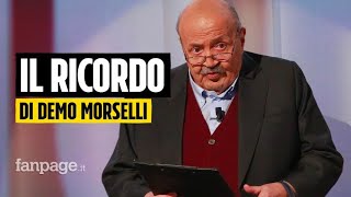 Demo Morselli e il primo incontro con Maurizio Costanzo quotMi ha scoperto e reso un personaggio tvquot [upl. by Ellenaj]