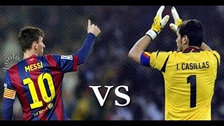 Lionel Messi Vs Iker Casillas HD [upl. by Latrena]