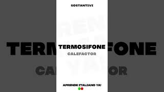 TERMOSIFONE  Vocabulario italiano [upl. by Joerg741]