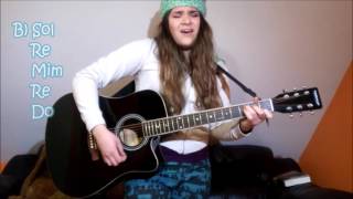 Inevitable Shakira Cover acustico  Acordes en guitarra BASICO [upl. by Mahau344]