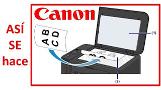 🔍¿Cómo ESCANEAR🖨 impresora ❤️canon 🎯PIXMA🎲G3110 [upl. by Timmi]