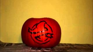 Halloween Ghostbusters Pumpkin Stop Motion [upl. by Hawthorn541]