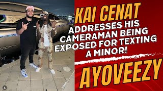 Kai Cenat Addresses His Cameraman Being Exposed For Texting A Minor Text Messages Included [upl. by Sell]