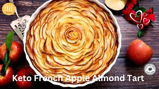 The Easiest Keto French Apple Almond Tart  only 43g Net Carbs [upl. by Luana]