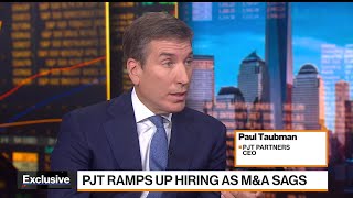 PJT Plans ‘Quite Significant’ Hiring CEO Taubman Says [upl. by Nnahs]