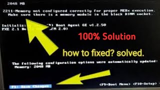 Memory not configured correctly for proper MEBx execution  solution 2024 [upl. by Beard]