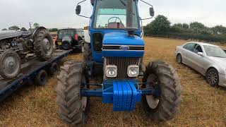 1988 Ford 6610 II 44 Litre 4Cyl Diesel Utility Tractor 82 HP with Ransomes Plough [upl. by Schapira]