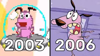 Evolution Of Courage the Cowardly Dog Games 20032006 [upl. by Braswell]