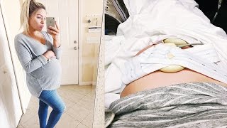 32 Weeks Pregnant Vlog  Dilated already  Bump Shot  Lauren Self [upl. by Ynottirb423]