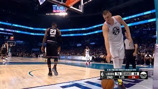 Nikola Jokic got jokes on LeBron James  2019 AllStar Game [upl. by Marras]