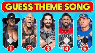 Only True WWE Fans Can Guess The Wrestlers From Their Theme Songs 🎤✅🔊 [upl. by Aible647]